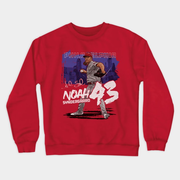 Noah Syndergaard Philadelphia State Crewneck Sweatshirt by ganisfarhan